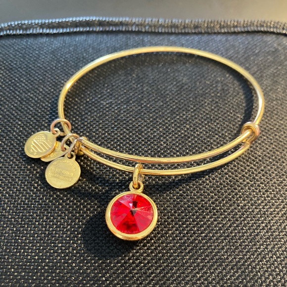 ALEX & ANI gold ruby bracelet - Picture 2 of 6